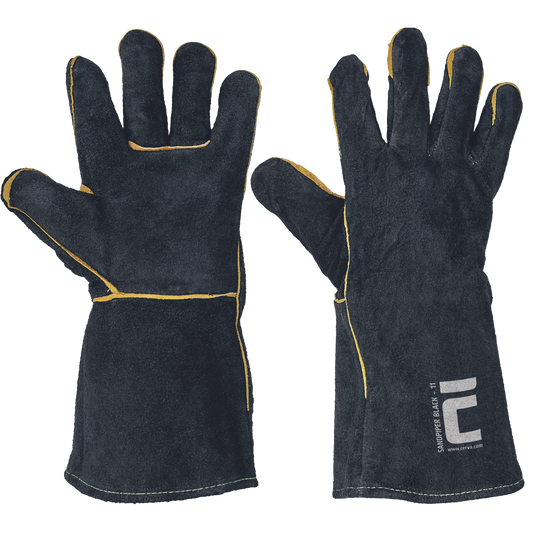 SANDPIPER BLACK kožne rukavice MIG MAG